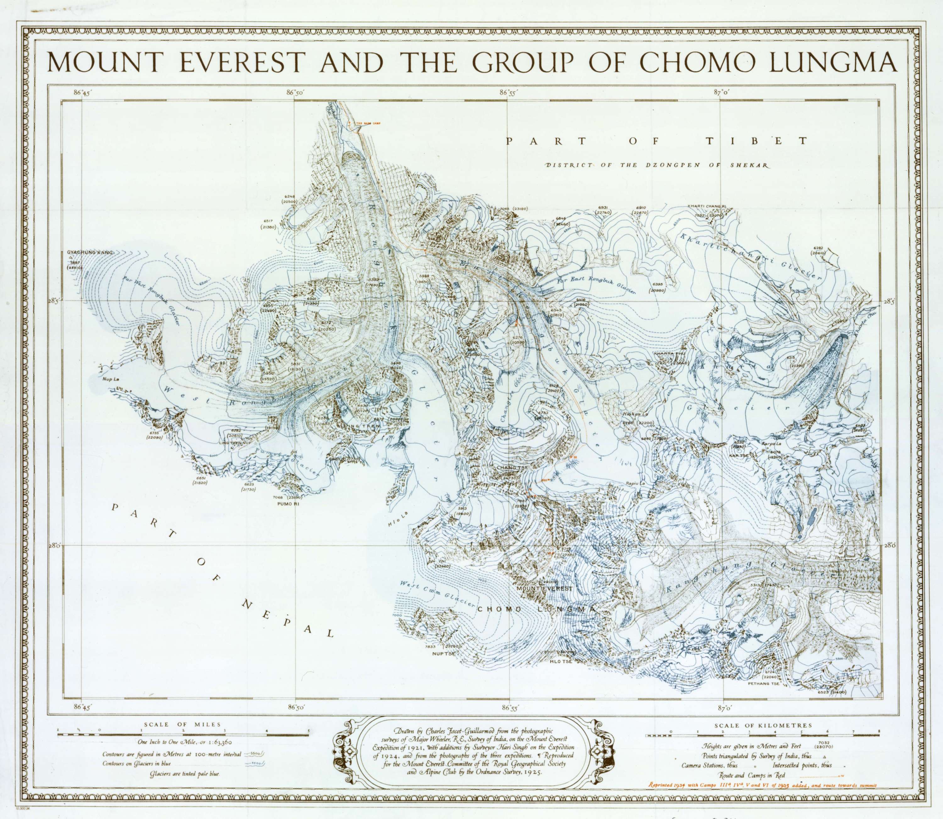 Mount Everest Cartography